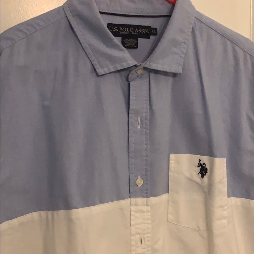 Polo button down short sleeve